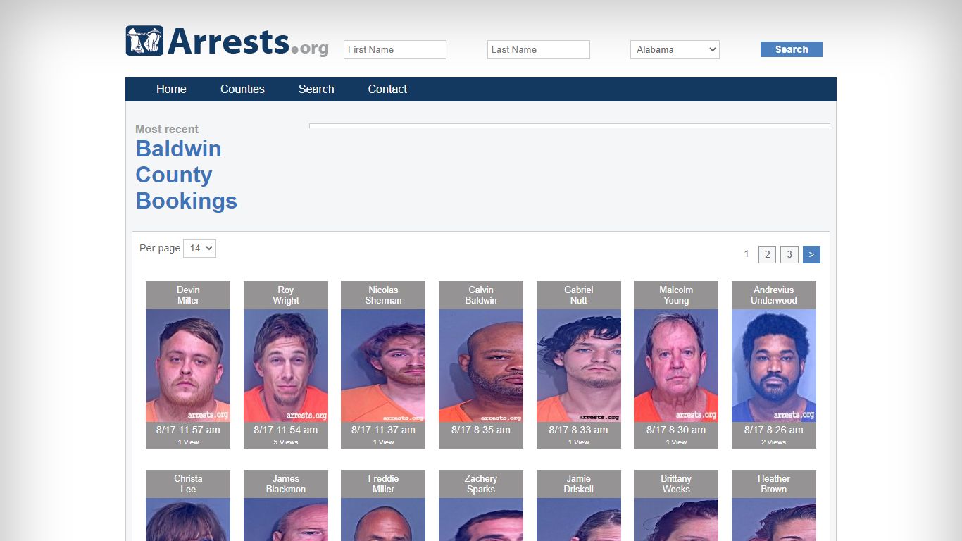 Baldwin County Arrests and Inmate Search